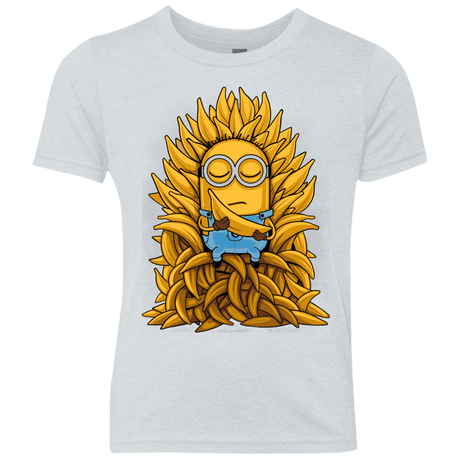 T-Shirts Heather White / YXS Banana Throne Youth Triblend T-Shirt