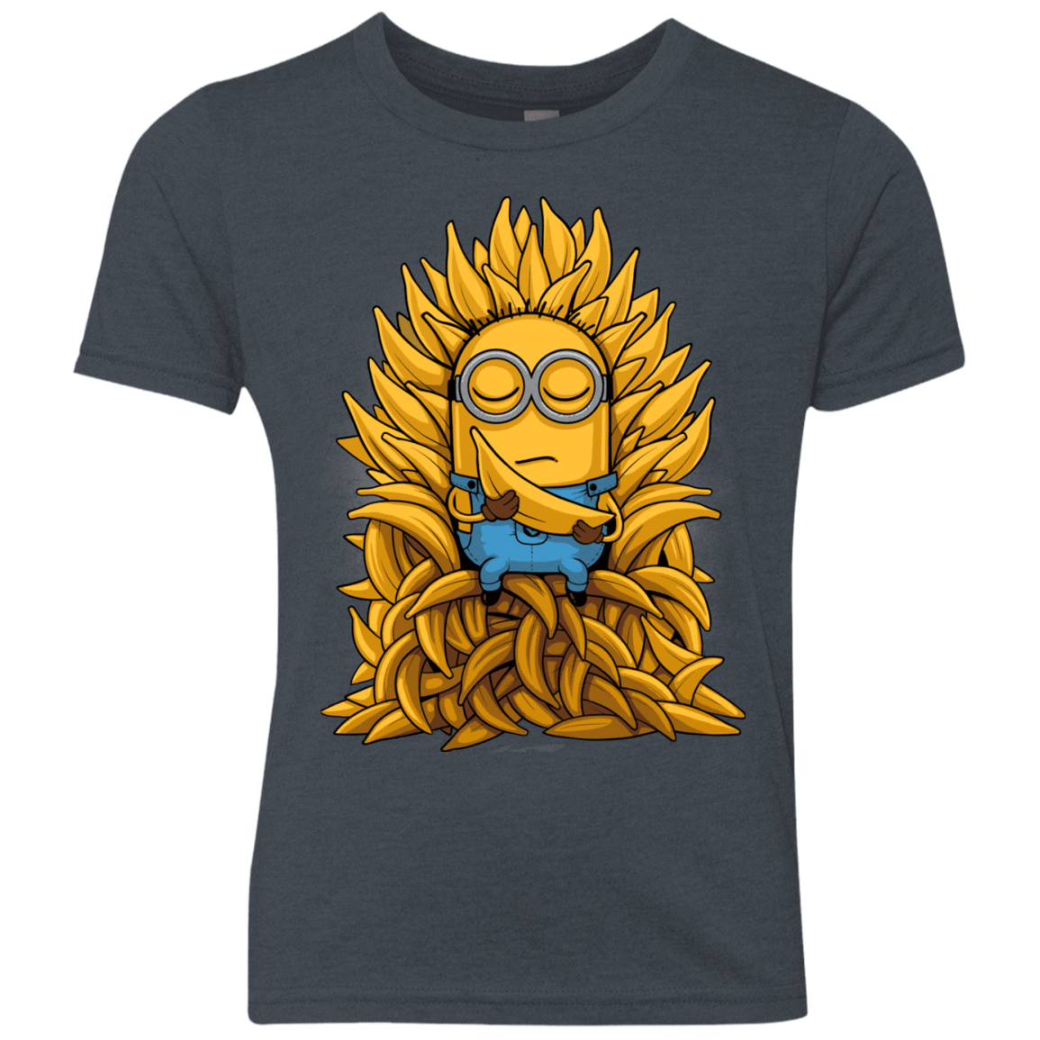 T-Shirts Vintage Navy / YXS Banana Throne Youth Triblend T-Shirt