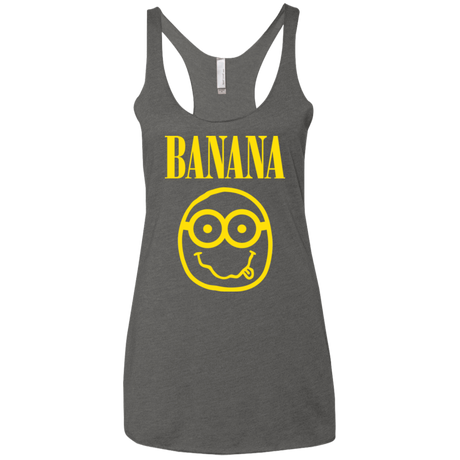 T-Shirts Premium Heather / X-Small Banana Women's Triblend Racerback Tank
