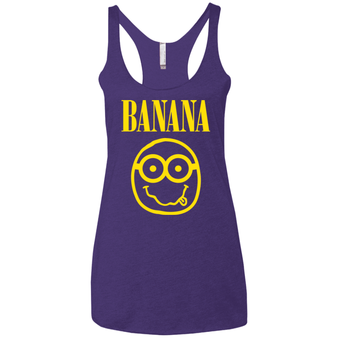 T-Shirts Purple / X-Small Banana Women's Triblend Racerback Tank
