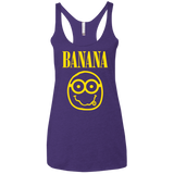 T-Shirts Purple / X-Small Banana Women's Triblend Racerback Tank