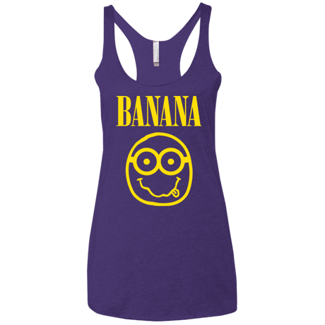 T-Shirts Purple / X-Small Banana Women's Triblend Racerback Tank