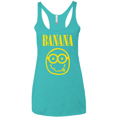 T-Shirts Tahiti Blue / X-Small Banana Women's Triblend Racerback Tank