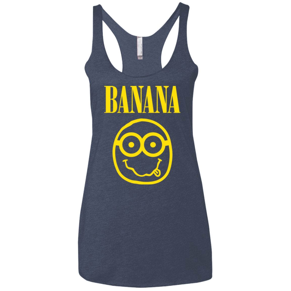 T-Shirts Vintage Navy / X-Small Banana Women's Triblend Racerback Tank