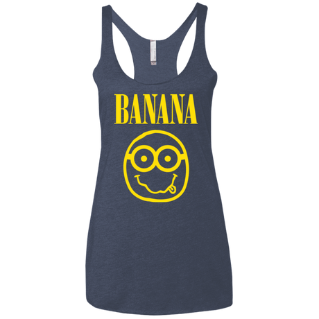 T-Shirts Vintage Navy / X-Small Banana Women's Triblend Racerback Tank