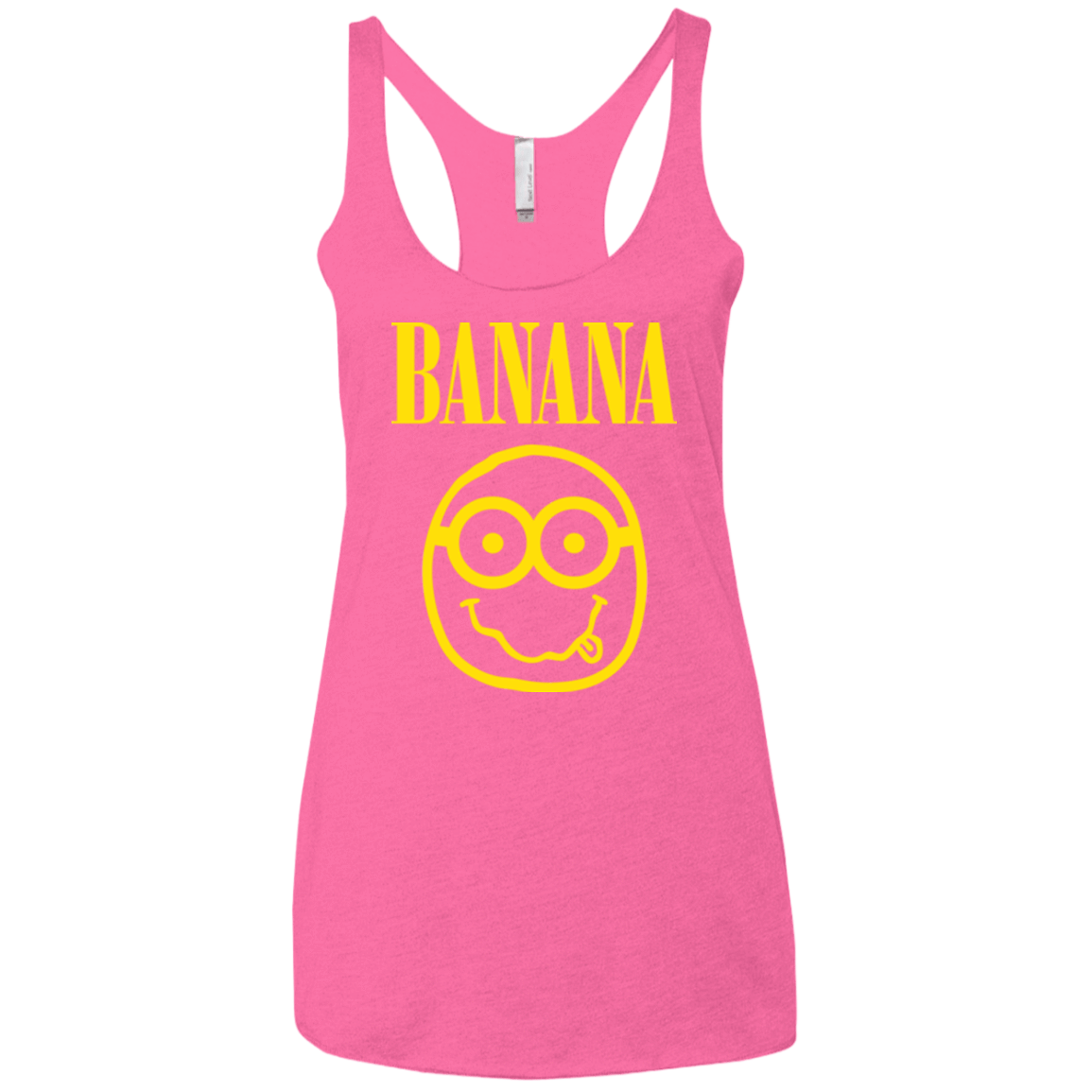 T-Shirts Vintage Pink / X-Small Banana Women's Triblend Racerback Tank