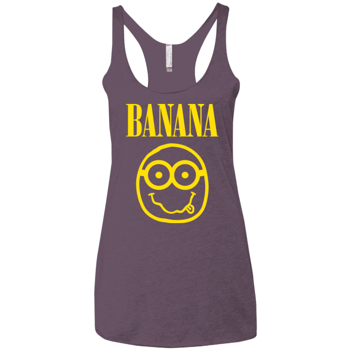 T-Shirts Vintage Purple / X-Small Banana Women's Triblend Racerback Tank