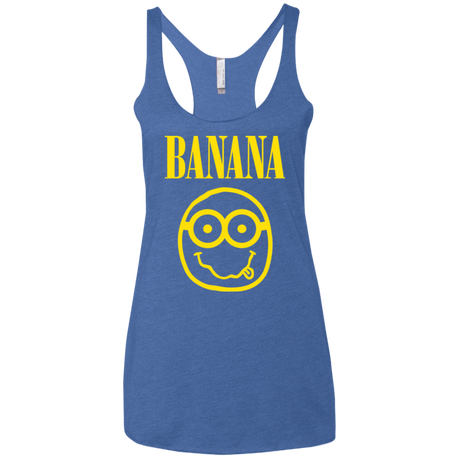 T-Shirts Vintage Royal / X-Small Banana Women's Triblend Racerback Tank