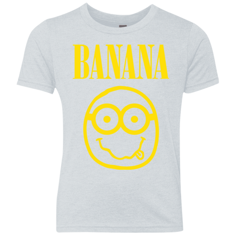 T-Shirts Heather White / YXS Banana Youth Triblend T-Shirt