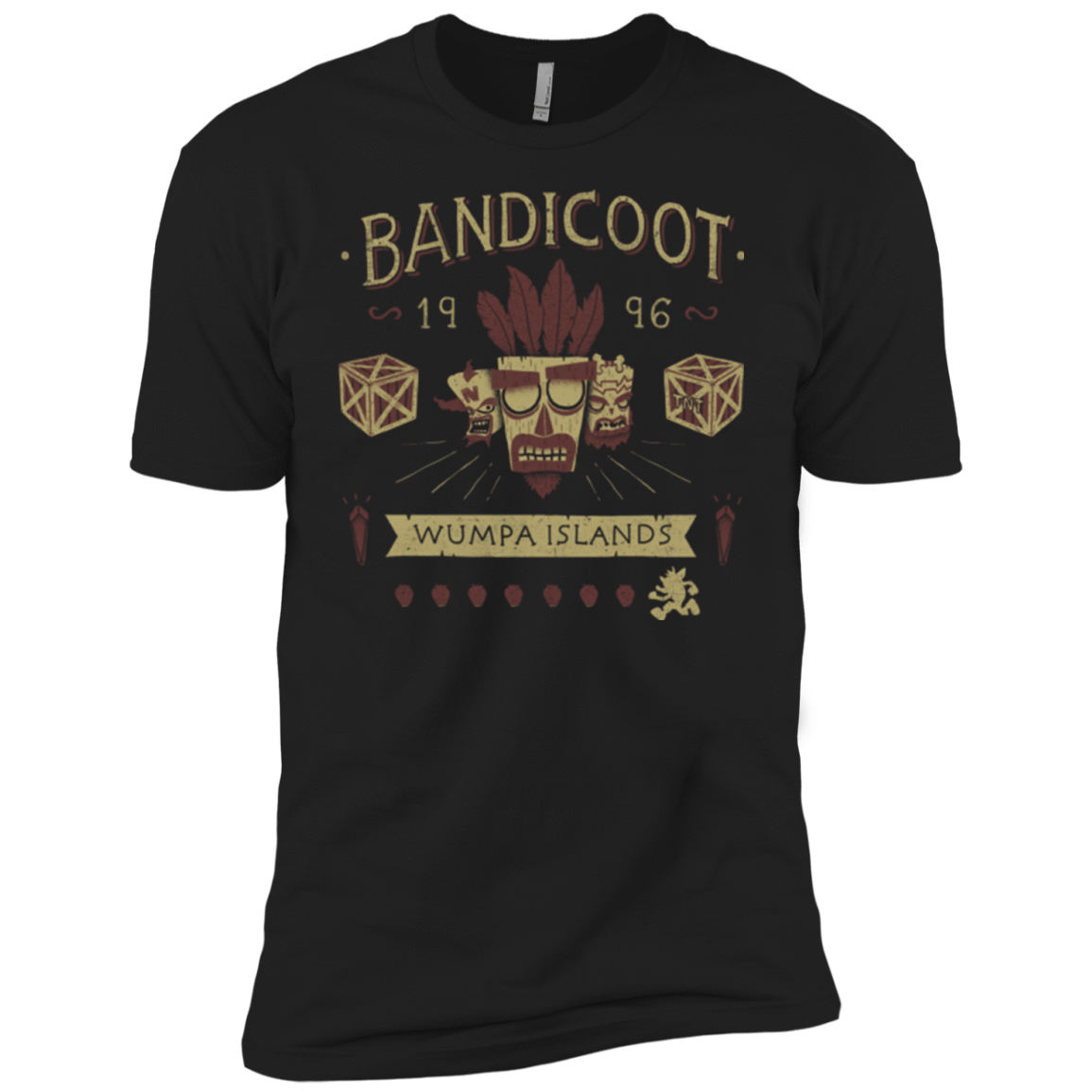 T-Shirts Black / YXS Bandicoot Time Boys Premium T-Shirt