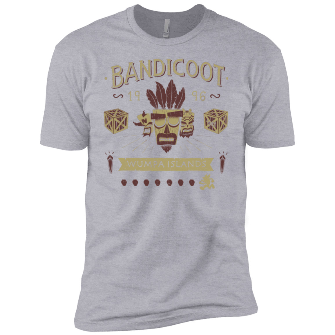 T-Shirts Heather Grey / YXS Bandicoot Time Boys Premium T-Shirt