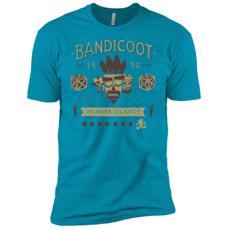 T-Shirts Turquoise / YXS Bandicoot Time Boys Premium T-Shirt