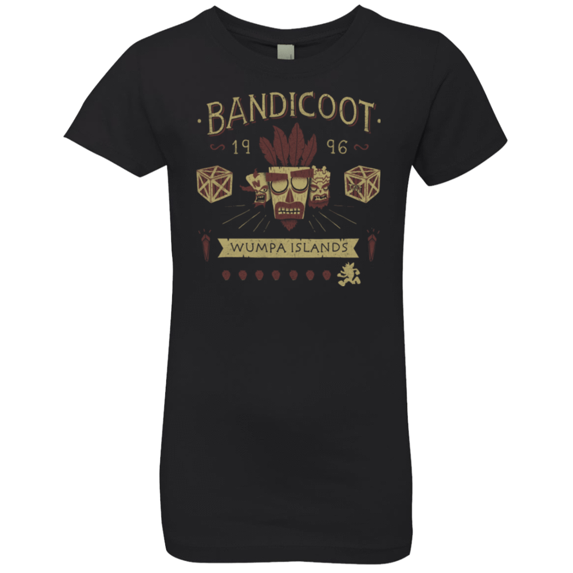 T-Shirts Black / YXS Bandicoot Time Girls Premium T-Shirt