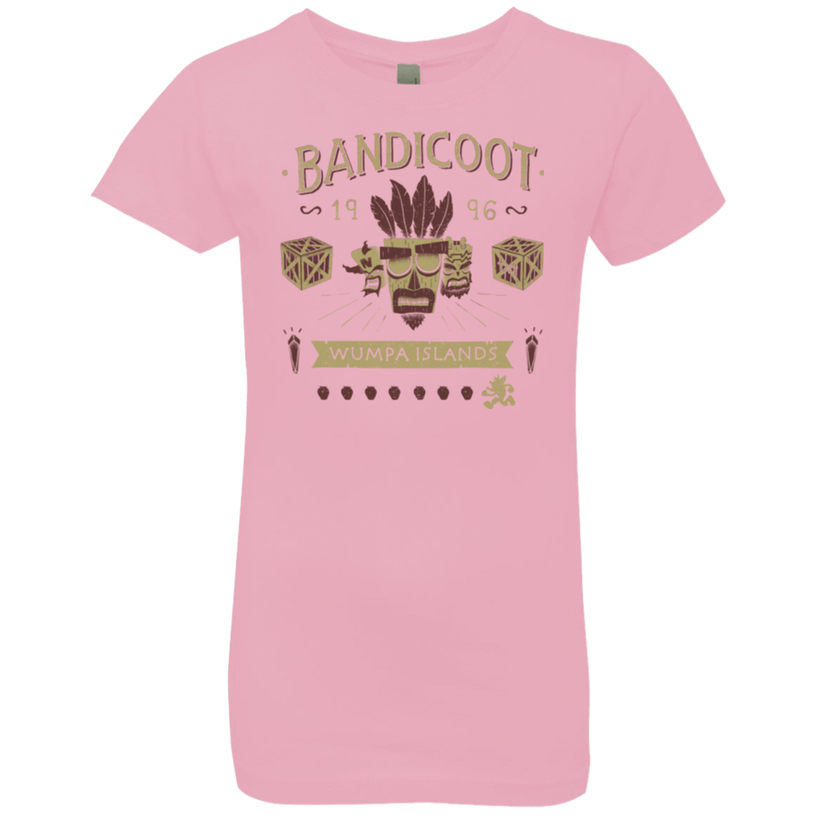 T-Shirts Light Pink / YXS Bandicoot Time Girls Premium T-Shirt
