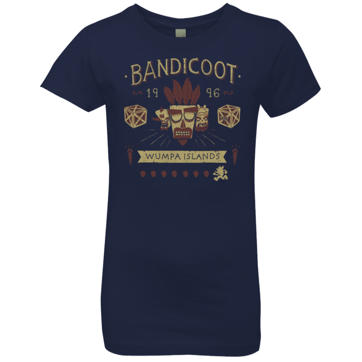 T-Shirts Midnight Navy / YXS Bandicoot Time Girls Premium T-Shirt