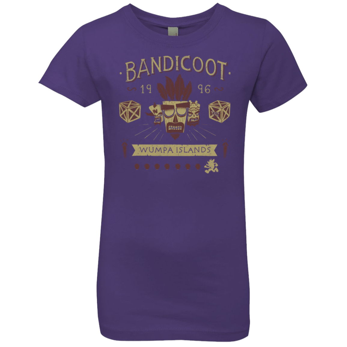 T-Shirts Purple Rush / YXS Bandicoot Time Girls Premium T-Shirt