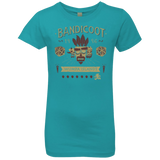 T-Shirts Tahiti Blue / YXS Bandicoot Time Girls Premium T-Shirt