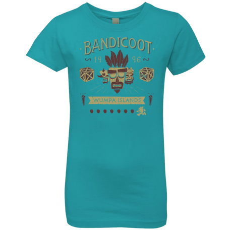T-Shirts Tahiti Blue / YXS Bandicoot Time Girls Premium T-Shirt