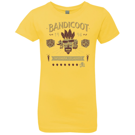 T-Shirts Vibrant Yellow / YXS Bandicoot Time Girls Premium T-Shirt