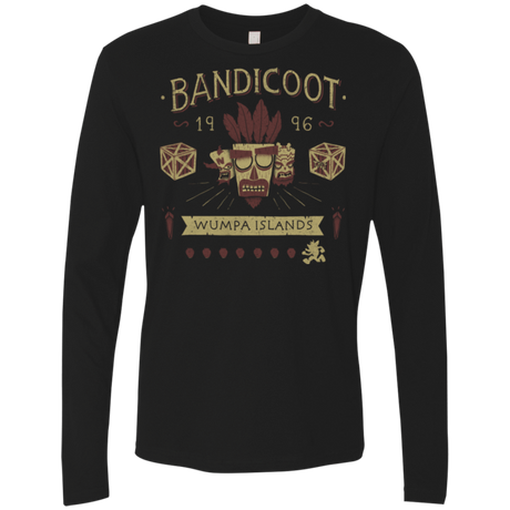 T-Shirts Black / Small Bandicoot Time Men's Premium Long Sleeve