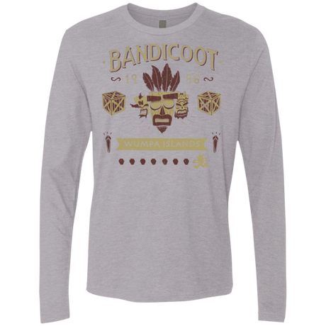 T-Shirts Heather Grey / Small Bandicoot Time Men's Premium Long Sleeve