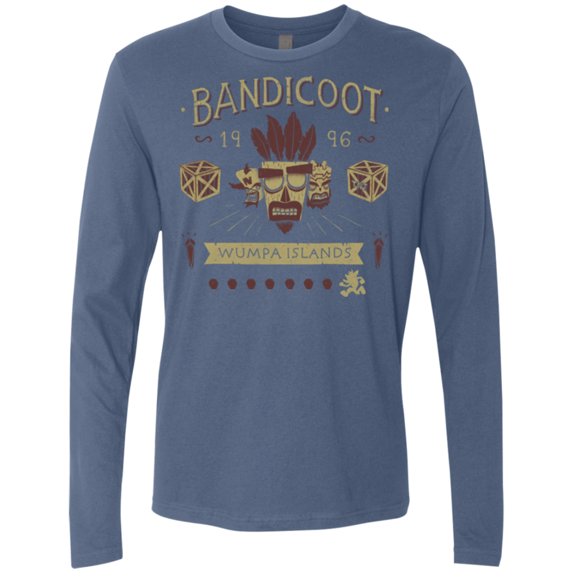 T-Shirts Indigo / Small Bandicoot Time Men's Premium Long Sleeve