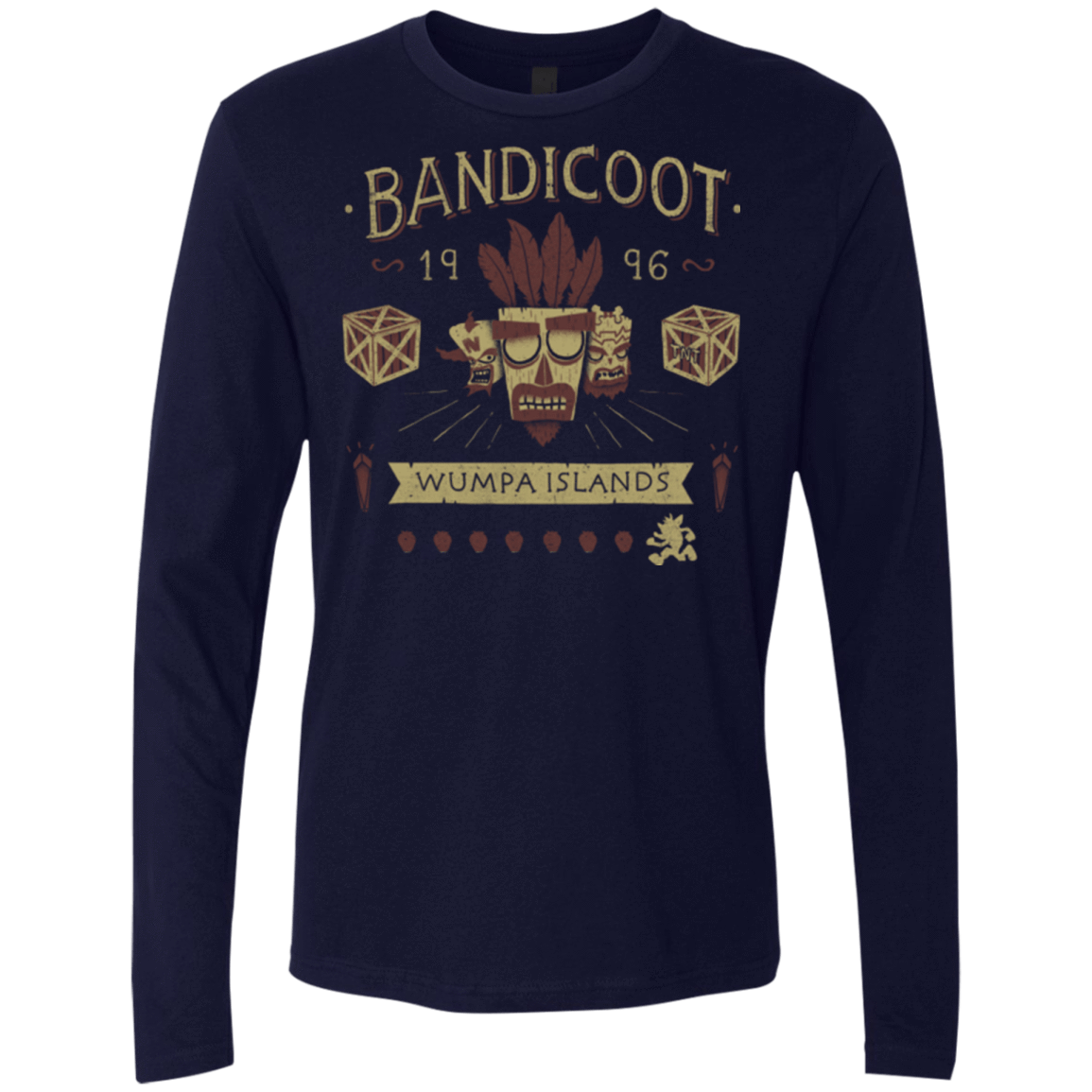T-Shirts Midnight Navy / Small Bandicoot Time Men's Premium Long Sleeve