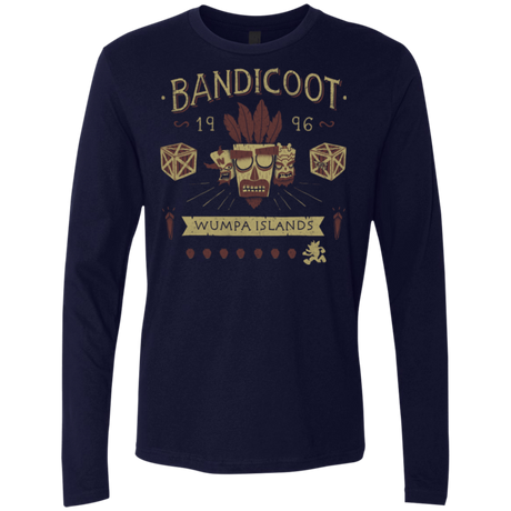 T-Shirts Midnight Navy / Small Bandicoot Time Men's Premium Long Sleeve