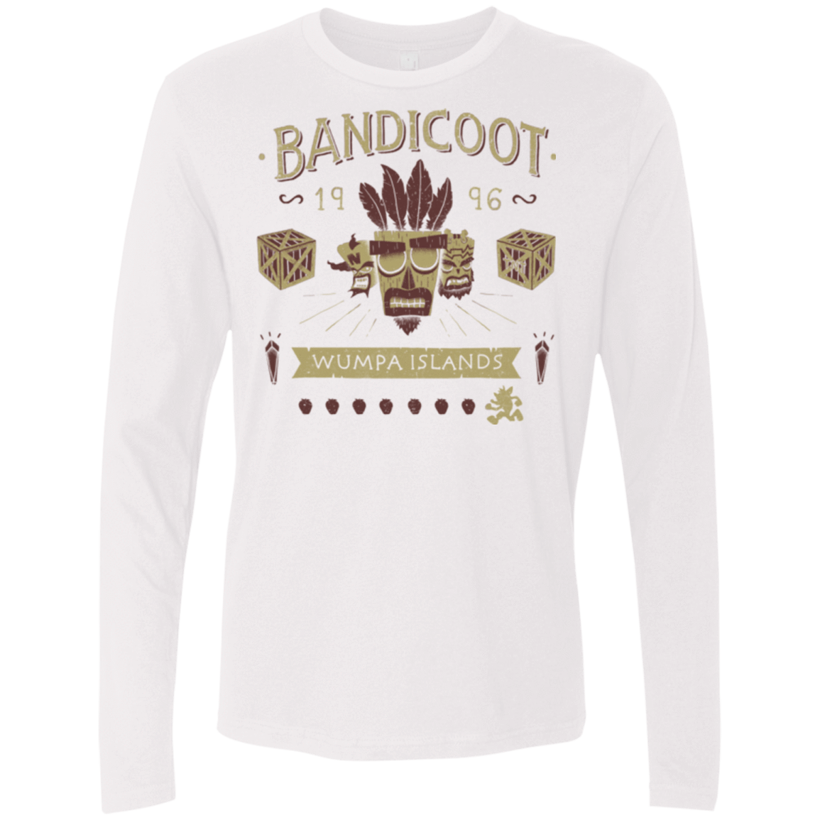 T-Shirts White / Small Bandicoot Time Men's Premium Long Sleeve