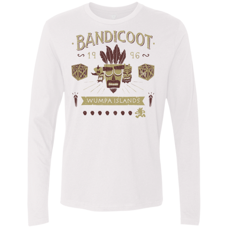 T-Shirts White / Small Bandicoot Time Men's Premium Long Sleeve