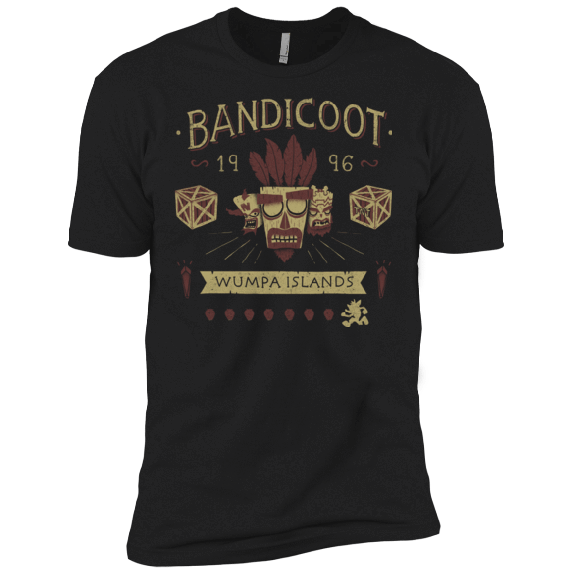 T-Shirts Black / X-Small Bandicoot Time Men's Premium T-Shirt