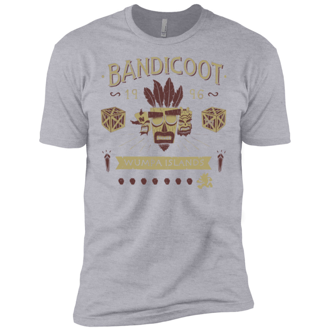 T-Shirts Heather Grey / X-Small Bandicoot Time Men's Premium T-Shirt