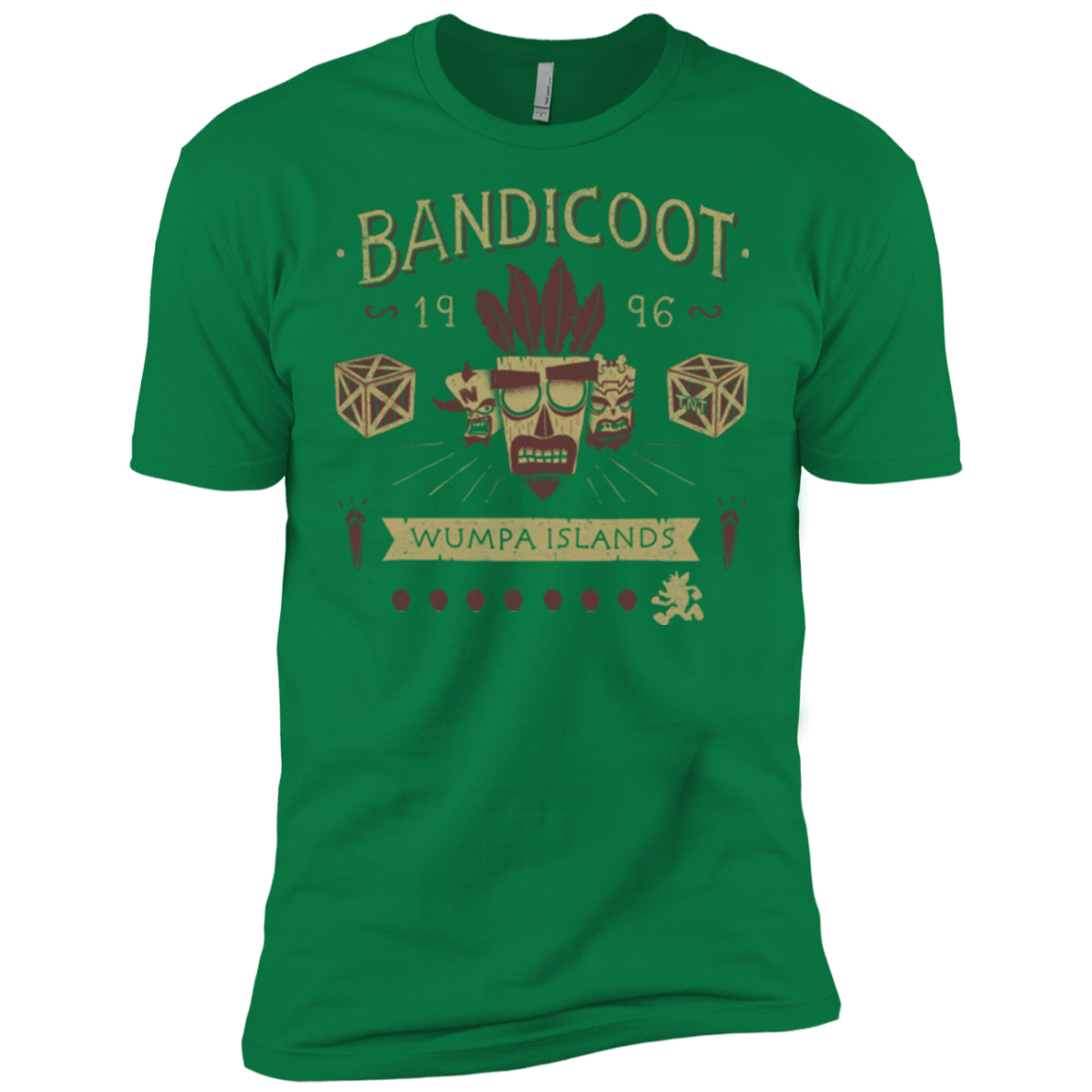 T-Shirts Kelly Green / X-Small Bandicoot Time Men's Premium T-Shirt