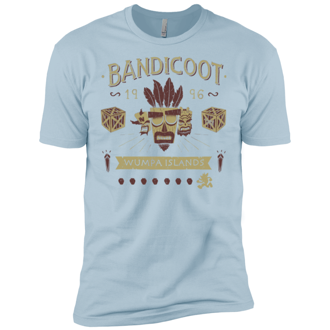 T-Shirts Light Blue / X-Small Bandicoot Time Men's Premium T-Shirt