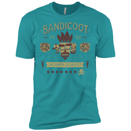 T-Shirts Tahiti Blue / X-Small Bandicoot Time Men's Premium T-Shirt