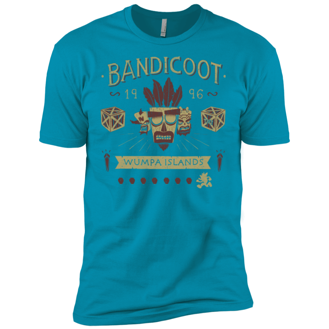 T-Shirts Turquoise / X-Small Bandicoot Time Men's Premium T-Shirt