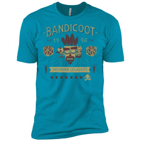 T-Shirts Turquoise / X-Small Bandicoot Time Men's Premium T-Shirt