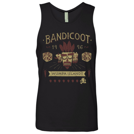 T-Shirts Black / Small Bandicoot Time Men's Premium Tank Top