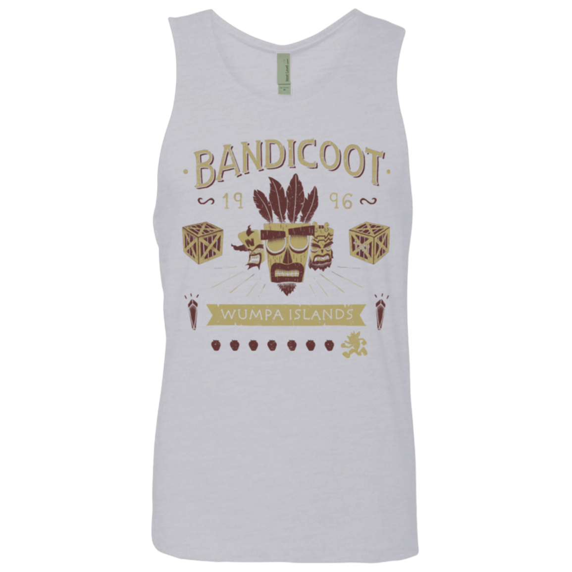 T-Shirts Heather Grey / Small Bandicoot Time Men's Premium Tank Top