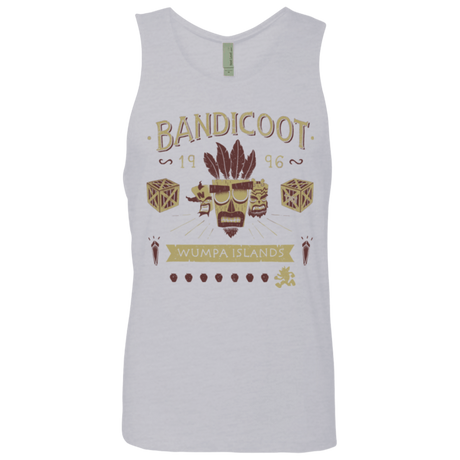 T-Shirts Heather Grey / Small Bandicoot Time Men's Premium Tank Top