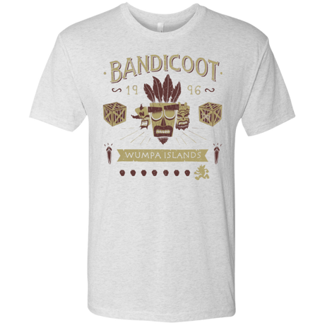 T-Shirts Heather White / Small Bandicoot Time Men's Triblend T-Shirt