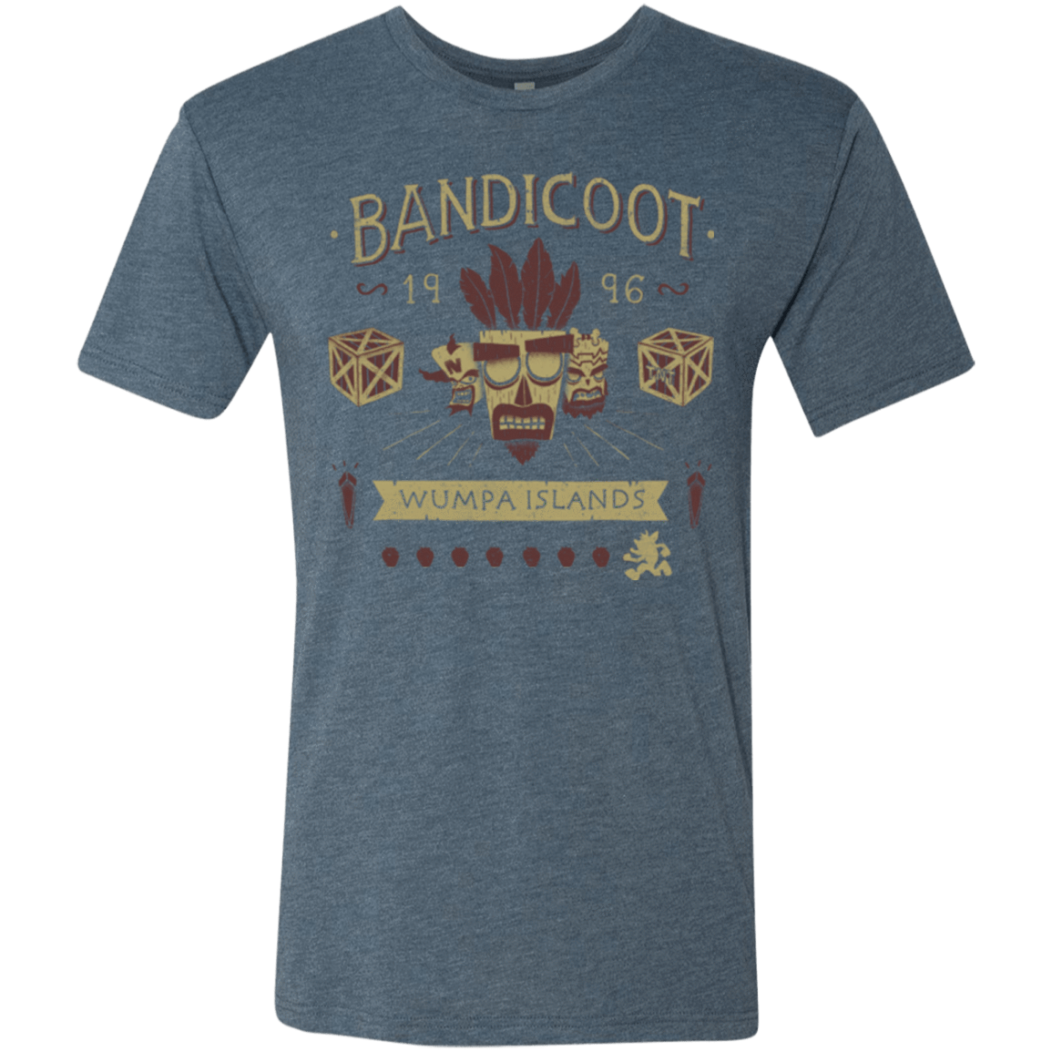T-Shirts Indigo / Small Bandicoot Time Men's Triblend T-Shirt
