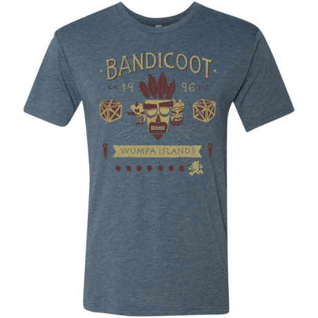 T-Shirts Indigo / Small Bandicoot Time Men's Triblend T-Shirt