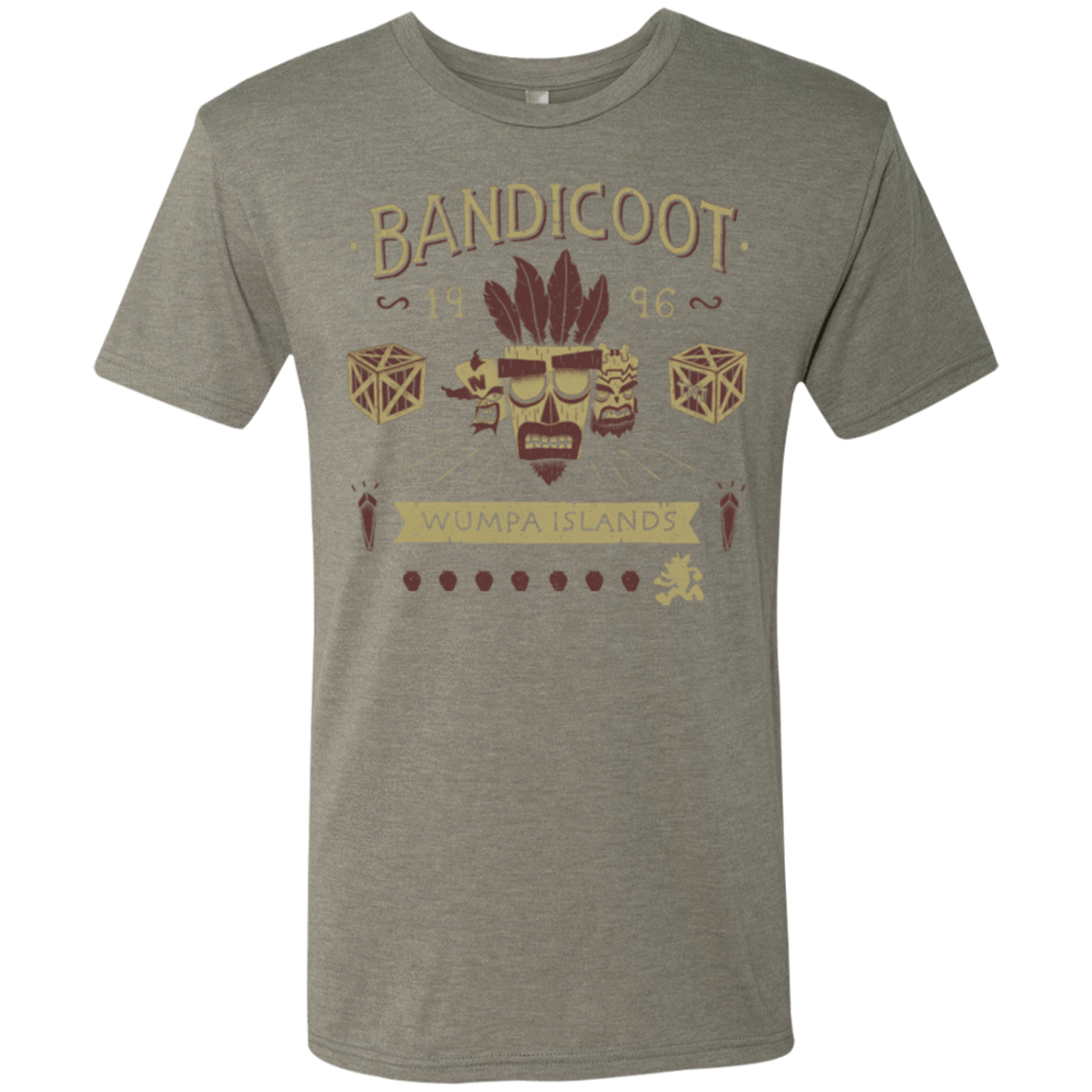 T-Shirts Venetian Grey / Small Bandicoot Time Men's Triblend T-Shirt
