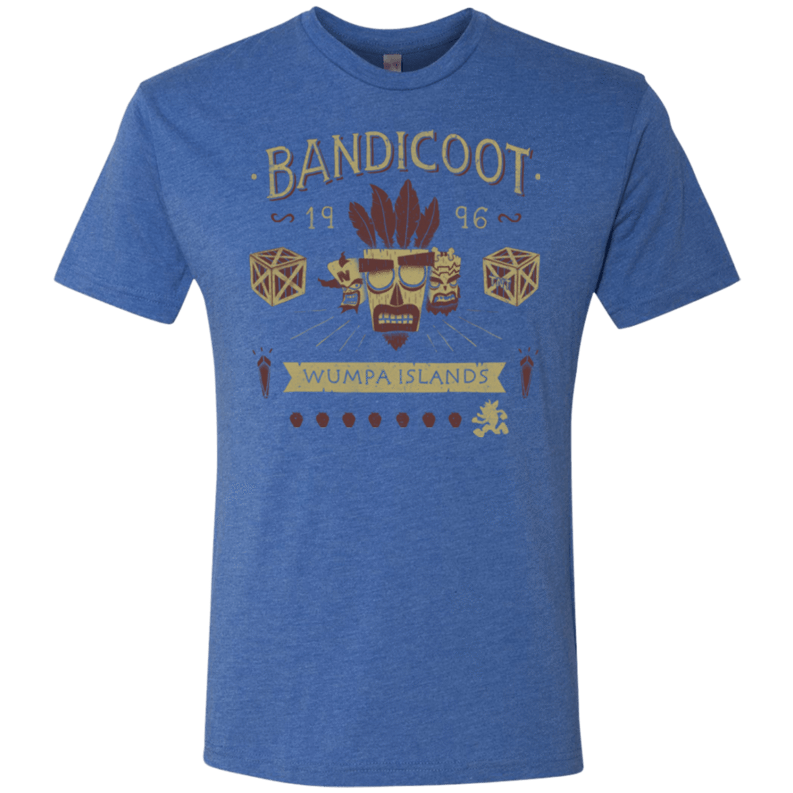 T-Shirts Vintage Royal / Small Bandicoot Time Men's Triblend T-Shirt