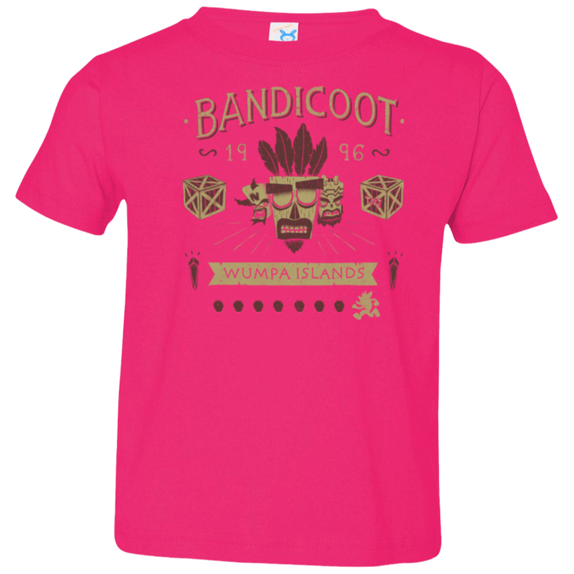 T-Shirts Hot Pink / 2T Bandicoot Time Toddler Premium T-Shirt