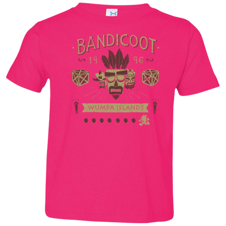 T-Shirts Hot Pink / 2T Bandicoot Time Toddler Premium T-Shirt