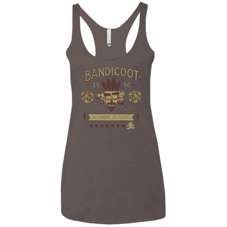 T-Shirts Macchiato / X-Small Bandicoot Time Women's Triblend Racerback Tank