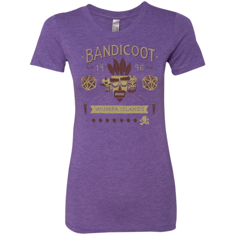 T-Shirts Purple Rush / Small Bandicoot Time Women's Triblend T-Shirt