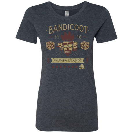 T-Shirts Vintage Navy / Small Bandicoot Time Women's Triblend T-Shirt